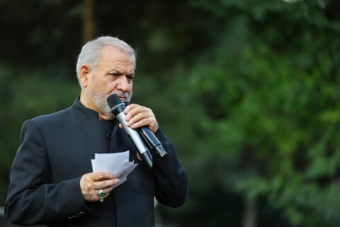 تصاویر | آیین عزاداری دستجات حسینی در استانداری آذربایجان شرقی