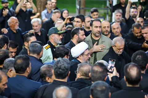 تصاویر | آیین عزاداری دستجات حسینی در استانداری آذربایجان شرقی