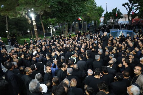 تصاویر | آیین عزاداری دستجات حسینی در استانداری آذربایجان شرقی