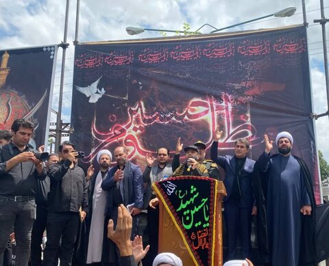 تصاویر/ اجتماع بزرگ حسینی مردم چایپاره