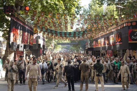 تصاویر عزاداری مردم خرم آباد