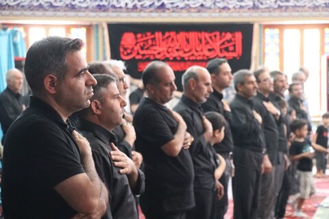 تصاویر | مراسم روضه مقتل خوانی روز عاشورا در شهرستان  جلفا