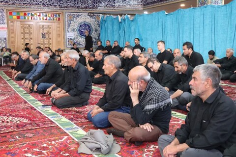 تصاویر | مراسم روضه مقتل خوانی روز عاشورا در شهرستان  جلفا