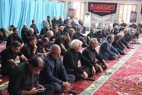 تصاویر | مراسم روضه مقتل خوانی روز عاشورا در شهرستان  جلفا