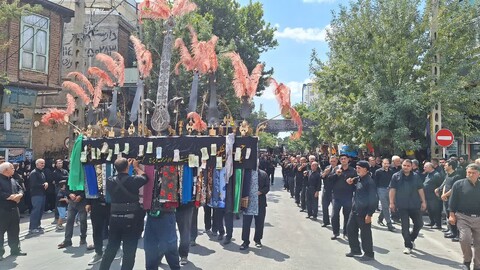 تصاویر/ مراسم عزاداری روز عاشورا محرم الحرام ۱۴۴۷ در عجب شیر