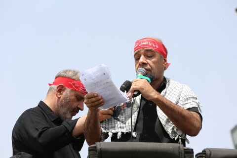 تصاویر / قافله عزا و حماسه رزمندگان اسلام اصفهان در روز عاشورای حسینی