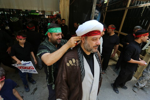 تصاویر / قافله عزا و حماسه رزمندگان اسلام اصفهان در روز عاشورای حسینی