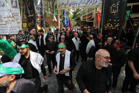 تصاویر / قافله عزا و حماسه رزمندگان اسلام اصفهان در روز عاشورای حسینی