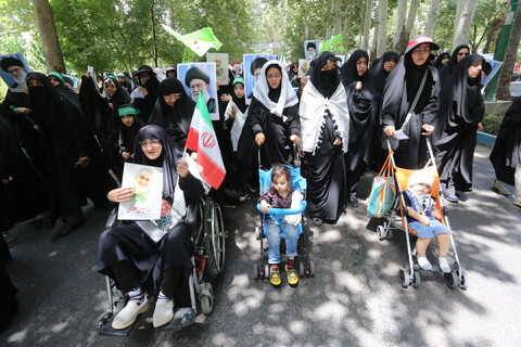 تصاویر / قافله عزا و حماسه رزمندگان اسلام اصفهان در روز عاشورای حسینی