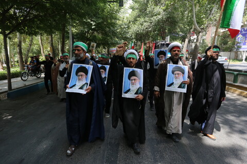 تصاویر / قافله عزا و حماسه رزمندگان اسلام اصفهان در روز عاشورای حسینی