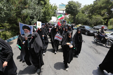 تصاویر / قافله عزا و حماسه رزمندگان اسلام اصفهان در روز عاشورای حسینی