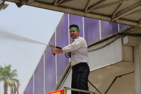 تصاویر / قافله عزا و حماسه رزمندگان اسلام اصفهان در روز عاشورای حسینی