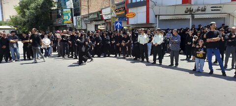 تصاویر/  عزاداری مردم ولایتمدار و شهیدپرور میاندوآب در عاشورای حسینی
