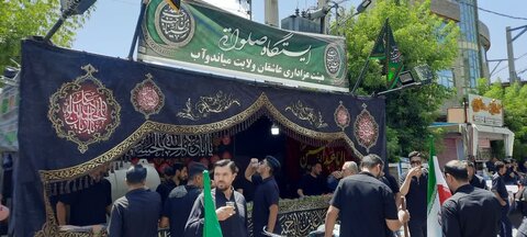 تصاویر/  عزاداری مردم ولایتمدار و شهیدپرور میاندوآب در عاشورای حسینی