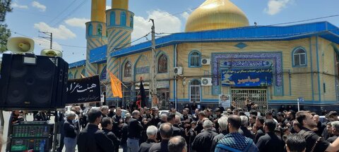 تصاویر/  عزاداری مردم ولایتمدار و شهیدپرور میاندوآب در عاشورای حسینی