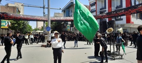 تصاویر/  عزاداری مردم ولایتمدار و شهیدپرور میاندوآب در عاشورای حسینی