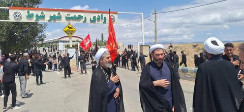 تصاویر/ عزاداری مردم شهرستان شوط در عاشورای حسینی