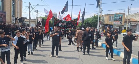 تصاویر/ عزاداری مردم شهرستان شوط در عاشورای حسینی