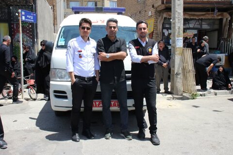 تصایر/ عزاداری خیابانی مردم شهرسستان تکاب در عاشورای حسینی