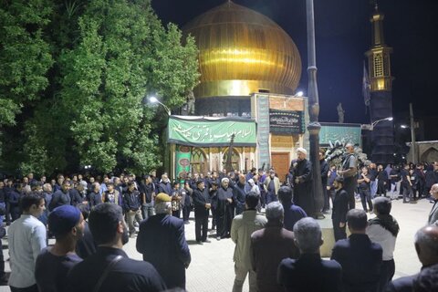 تصاویر / حضور امام جمعه قزوین در جمع عزاداران سوگوار حسینی