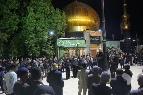 تصاویر / حضور امام جمعه قزوین در جمع عزاداران سوگوار حسینی