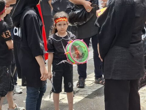 تصاویر/عزاداری عاشورای حسینی دربازارکاشان