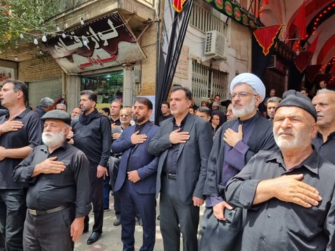 تصاویر/عزاداری عاشورای حسینی دربازارکاشان