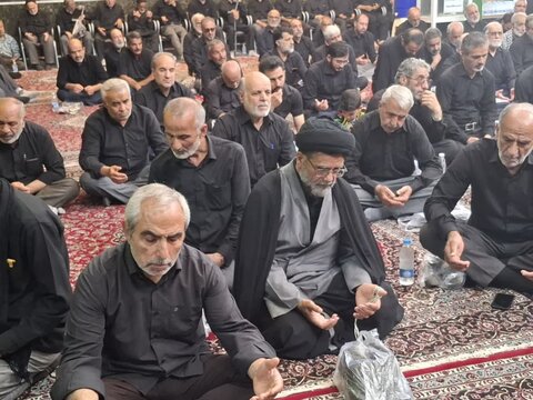 تصاویر/عزاداری عاشورای حسینی از طرف نماینده ولی‌فقیه در منطقه کاشان