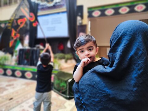 تصاویر/ مراسم عزاداری عاشورای حسینی در مدرسه علمیه ریحانة الرسول ارومیه