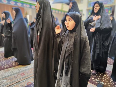 تصاویر/ مراسم عزاداری عاشورای حسینی در مدرسه علمیه ریحانة الرسول ارومیه