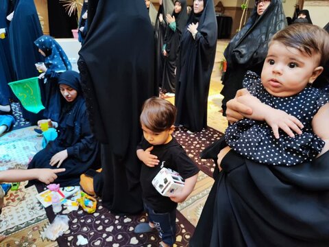 تصاویر/ مراسم عزاداری عاشورای حسینی در مدرسه علمیه ریحانة الرسول ارومیه