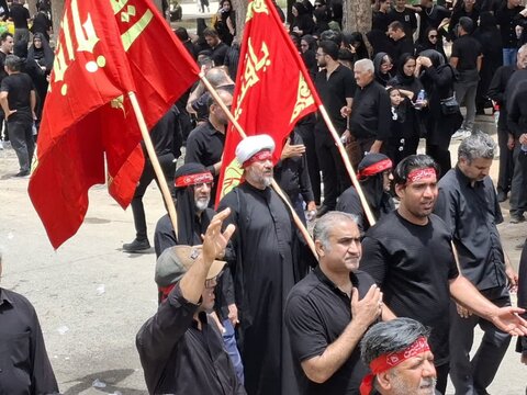 تصاویر/عزاداری عاشورای حسینی درنوش آباد