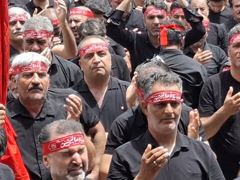 تصاویر/عزاداری عاشورای حسینی درنوش آباد