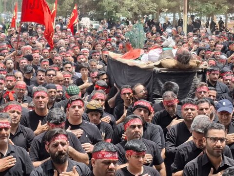 تصاویر/عزاداری عاشورای حسینی درنوش آباد