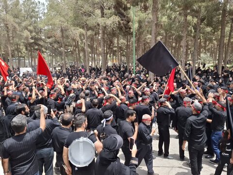 تصاویر/عزاداری عاشورای حسینی درنوش آباد