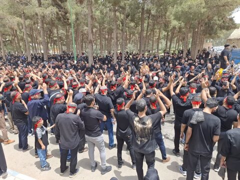 تصاویر/عزاداری عاشورای حسینی درنوش آباد