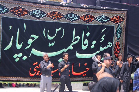 تصاویر/ عزاداری هیئات مذهبی در حرم امامزادگان جوپار