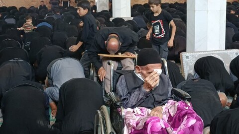 تصاویر / اقامه نماز ظهر روز عاشورا در فامنین