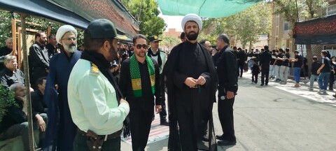 تصاویر / اقامه نماز ظهر عاشورا در شهرستان بهار