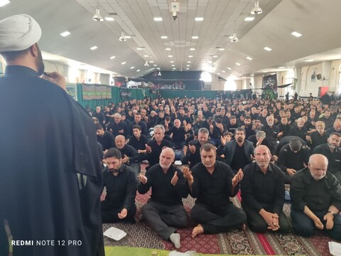 تصاویر / اقامه نماز ظهر عاشورا در شهرستان بهار