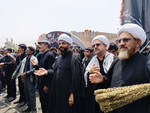 تصاویر/ مردم شهر بم در سوگ ابا عبدالله و یاران شهیدش