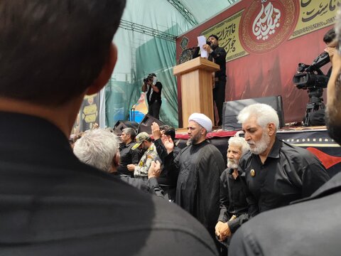 تصاویر/ مردم شهر بم در سوگ ابا عبدالله و یاران شهیدش