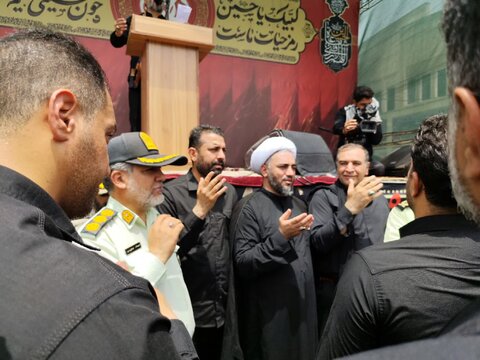 تصاویر/ مردم شهر بم در سوگ ابا عبدالله و یاران شهیدش