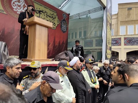 تصاویر/ مردم شهر بم در سوگ ابا عبدالله و یاران شهیدش