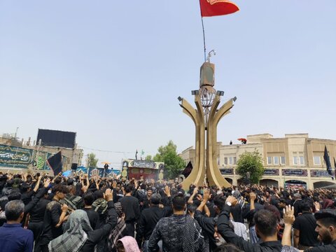 تصاویر/ مردم شهر بم در سوگ ابا عبدالله و یاران شهیدش