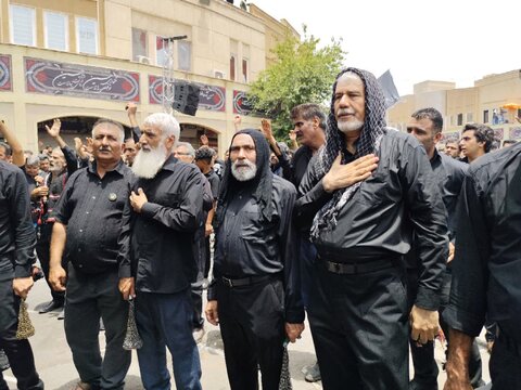 تصاویر/ مردم شهر بم در سوگ ابا عبدالله و یاران شهیدش