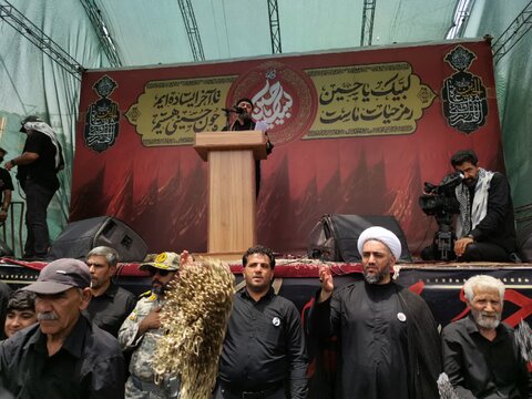 تصاویر/ مردم شهر بم در سوگ ابا عبدالله و یاران شهیدش