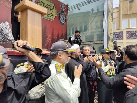 تصاویر/ مردم شهر بم در سوگ ابا عبدالله و یاران شهیدش