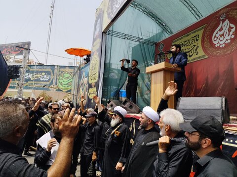 تصاویر/ مردم شهر بم در سوگ ابا عبدالله و یاران شهیدش