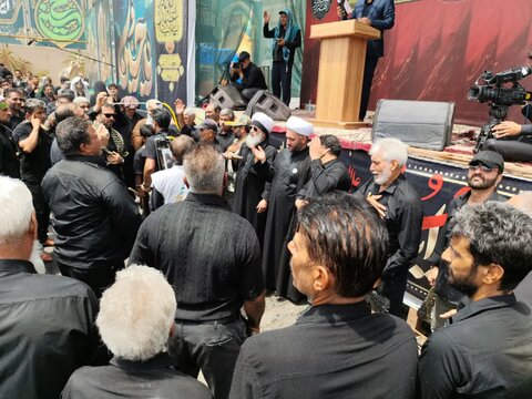 تصاویر/ مردم شهر بم در سوگ ابا عبدالله و یاران شهیدش